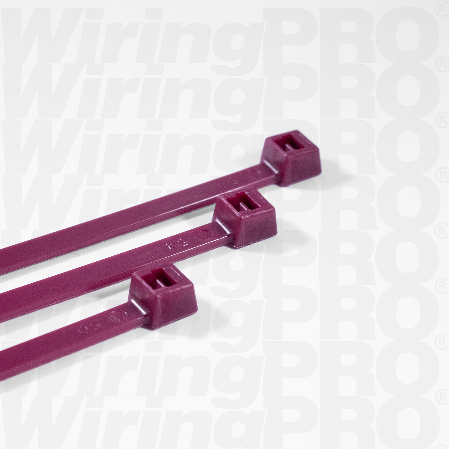 Air Handling Cable Ties - Burgundy