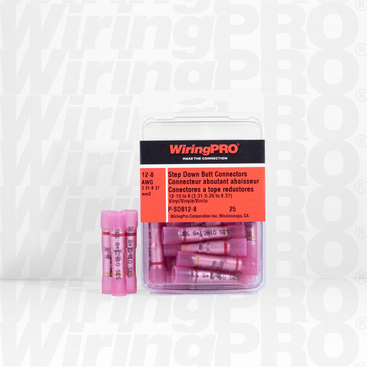 Step Down Butt Connectors - Vinyl Insulated