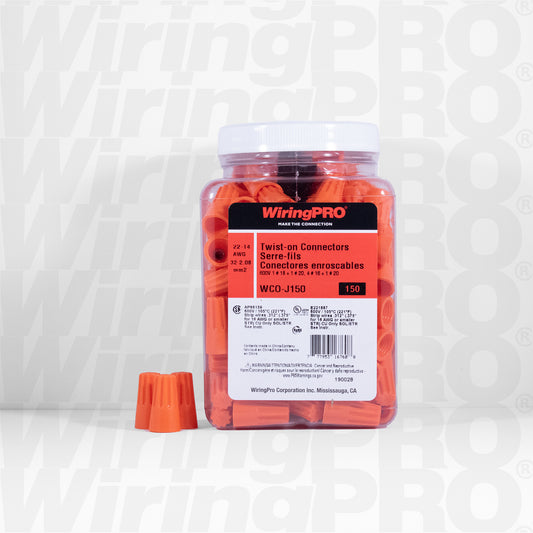 Orange Twist-on Wire Connectors