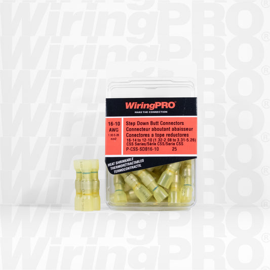 Step Down Butt Connectors – Crimp, Solder & Seal