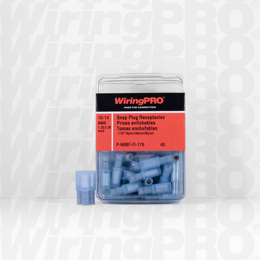 Snap Plug Receptacles - Nylon Insulated