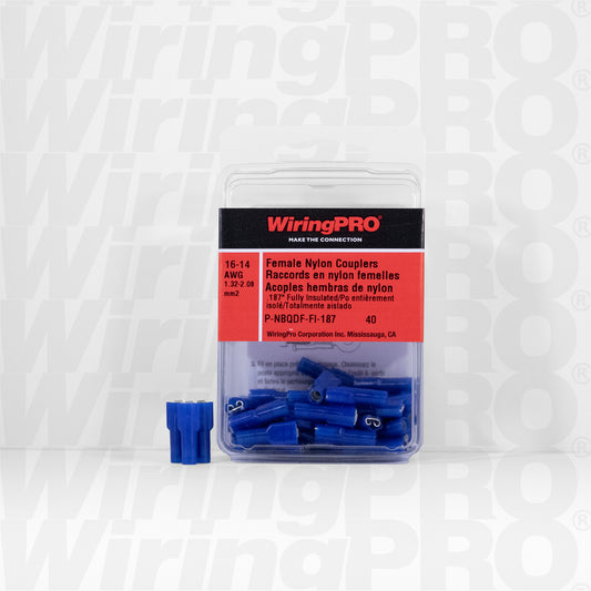 Female Nylon Couplers - Fully Insulated
