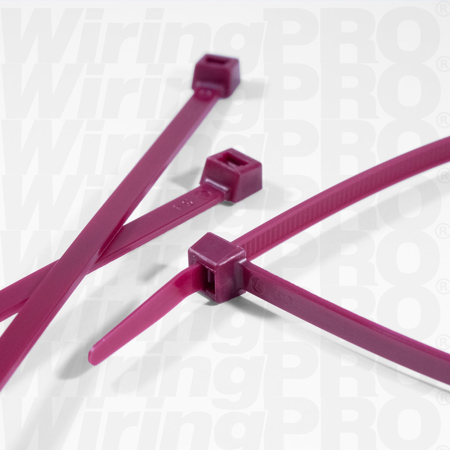 Air Handling Cable Ties - Burgundy