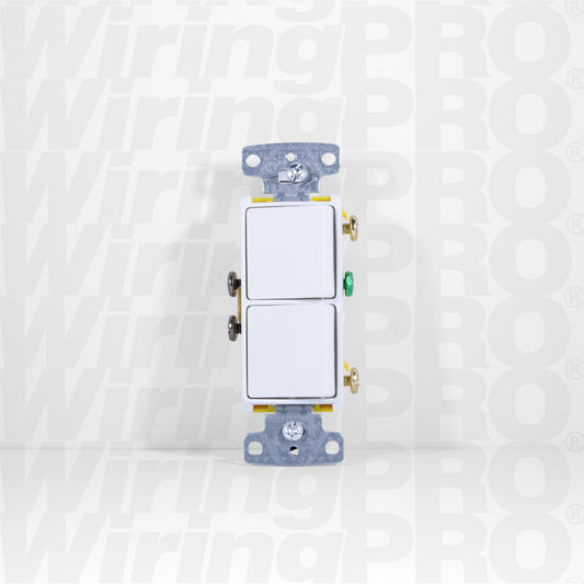 Two Single Pole - Quiet Rocker Switches