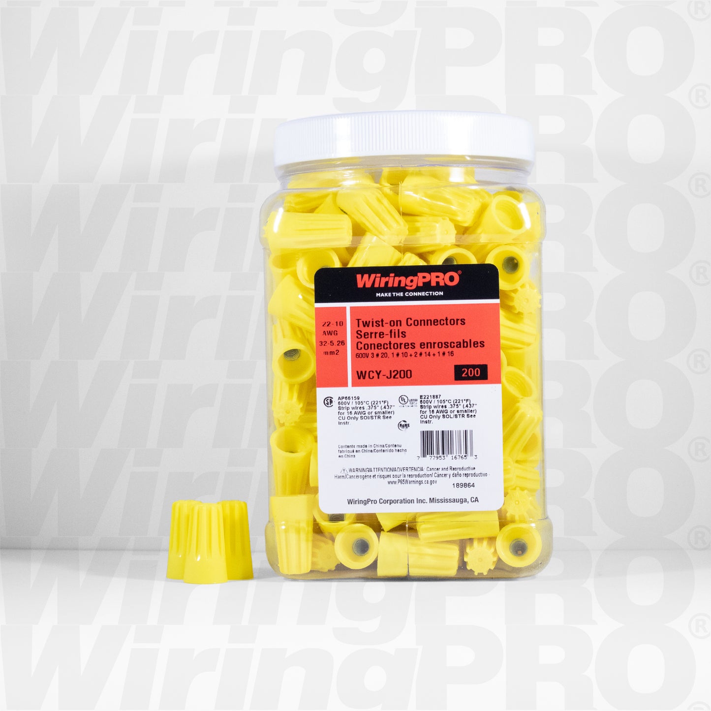 Yellow Twist-on Wire Connectors