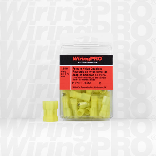 Female Nylon Couplers - Fully Insulated