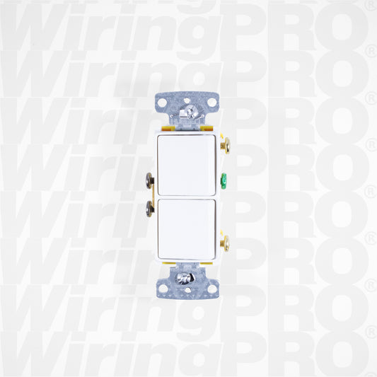 Two Single Pole - Quiet Rocker Switches