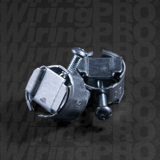 3/8" Squeeze Box Connector - Steel