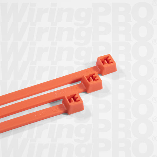Orange Nylon Cable Ties