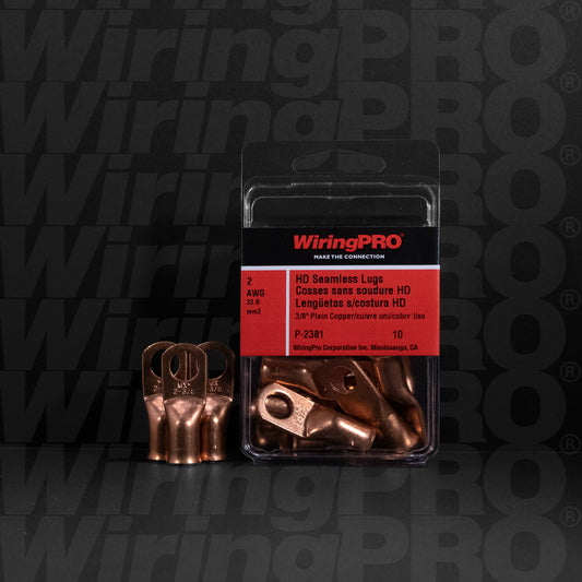 2 AWG Heavy Duty Copper Lugs