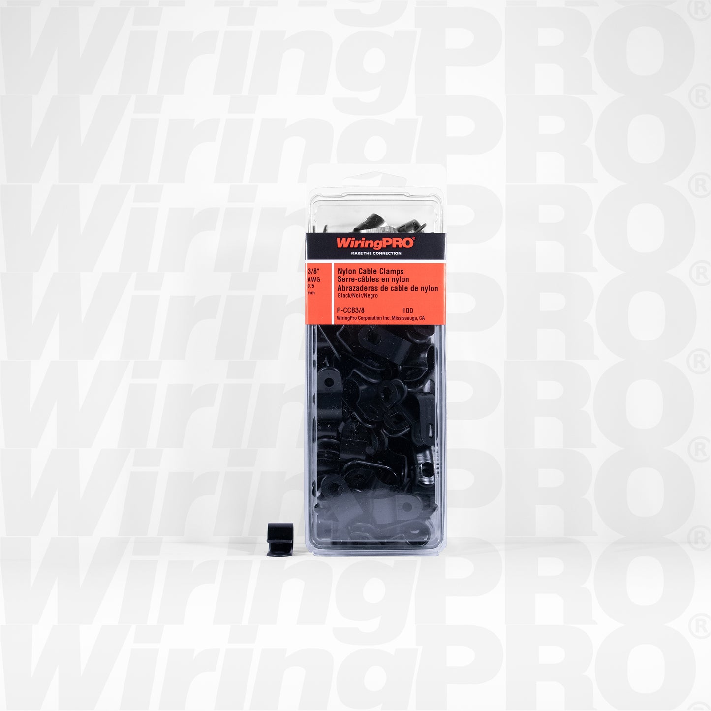 Nylon Cable Clamps - Black