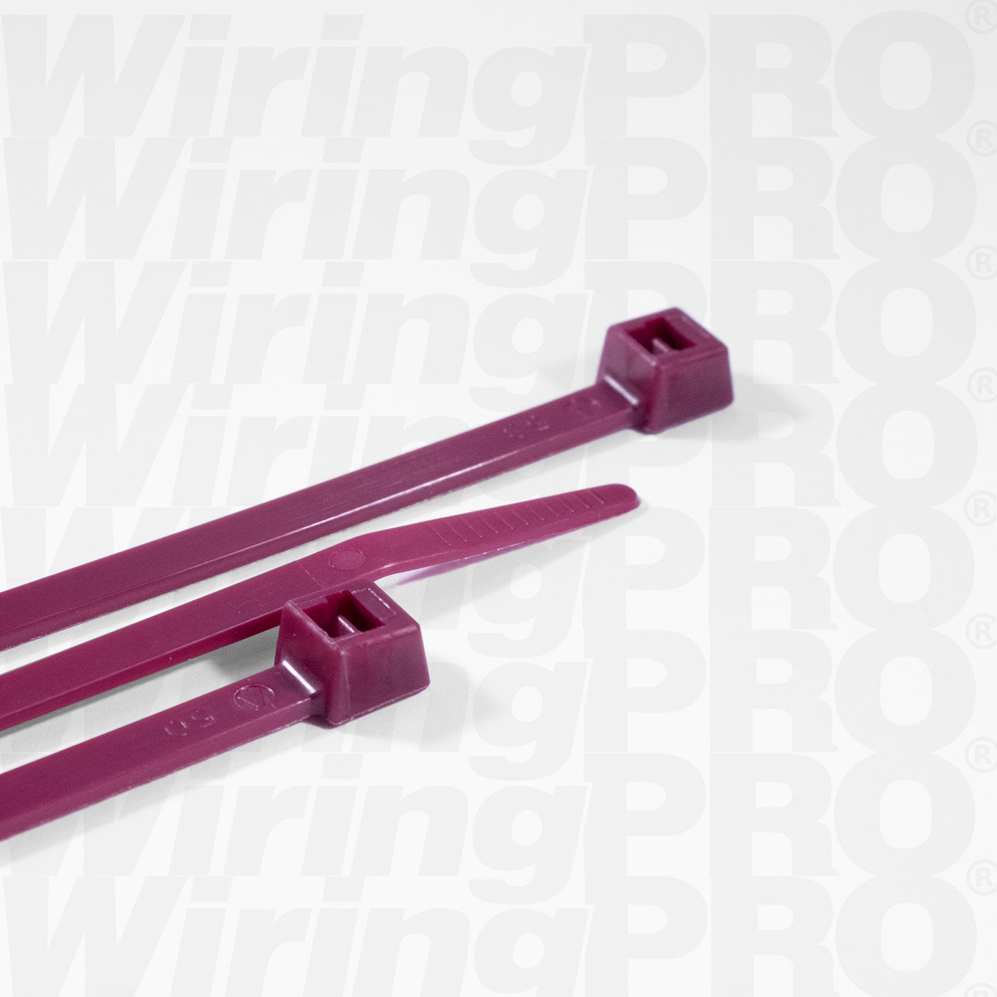 Air Handling Cable Ties - Burgundy