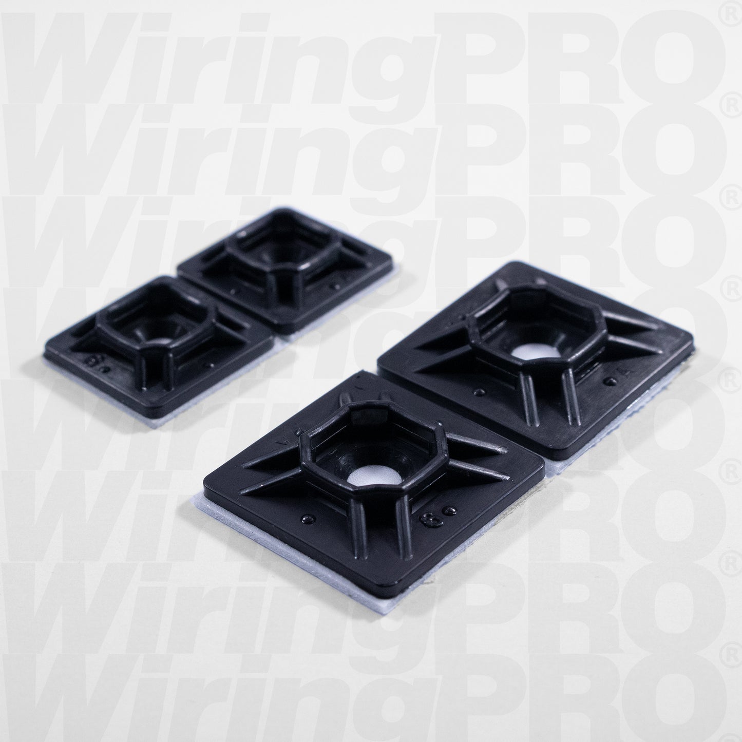 Cable Tie Mounting Bases - Black