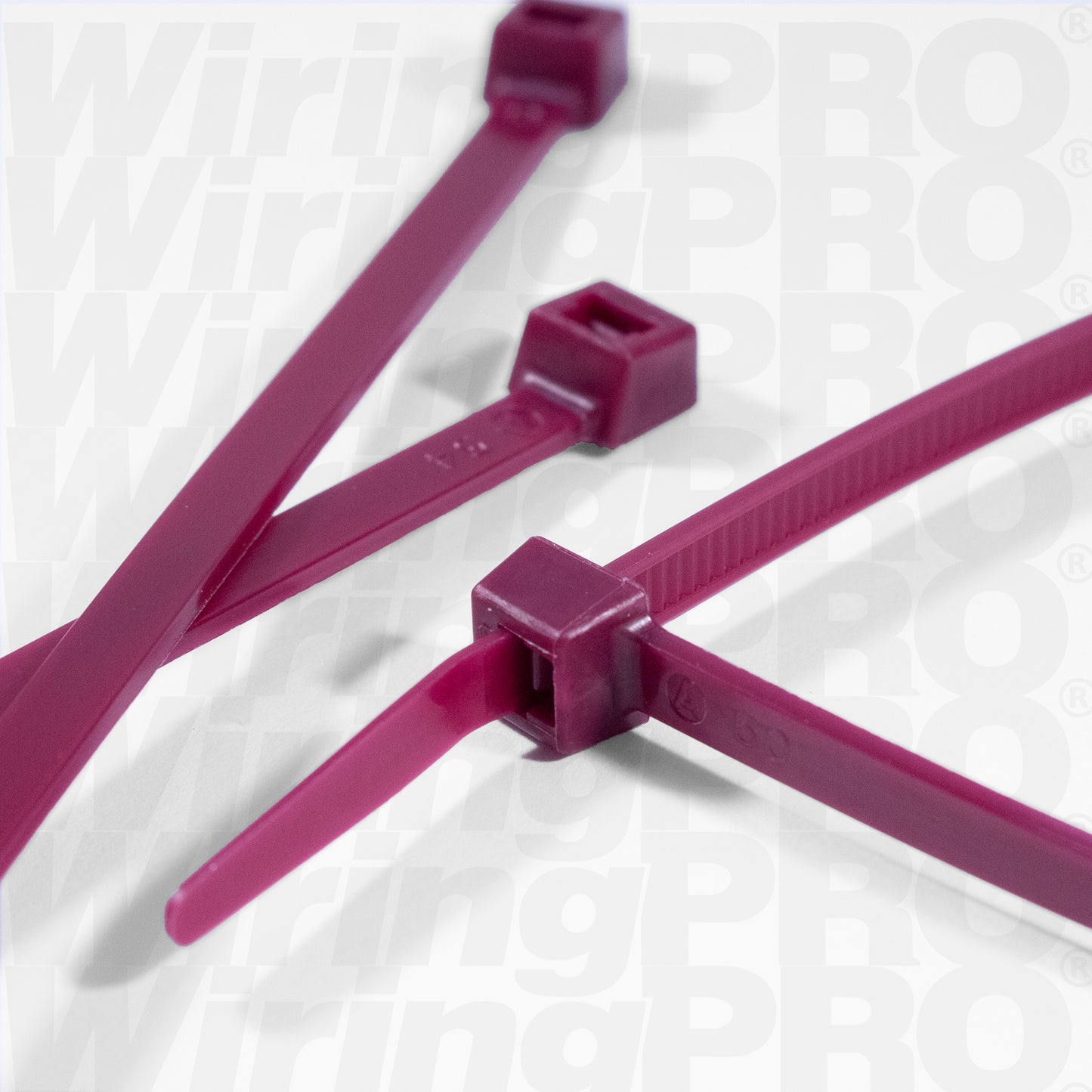 Air Handling Cable Ties - Burgundy