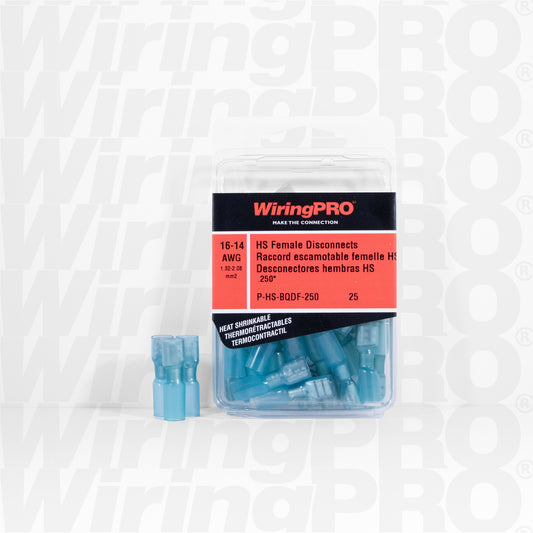 Female Quick Disconnect Terminals – Heat Shrinkable