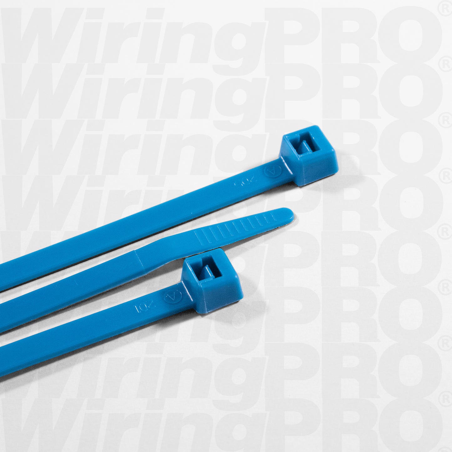 Fluorescent Blue Nylon Cable Ties