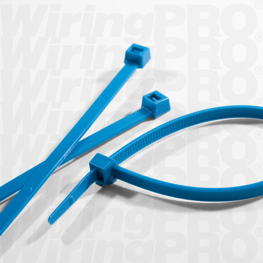 Fluorescent Blue Nylon Cable Ties
