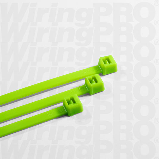 Fluorescent Green Nylon Cable Ties