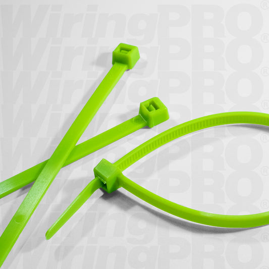 Fluorescent Green Nylon Cable Ties