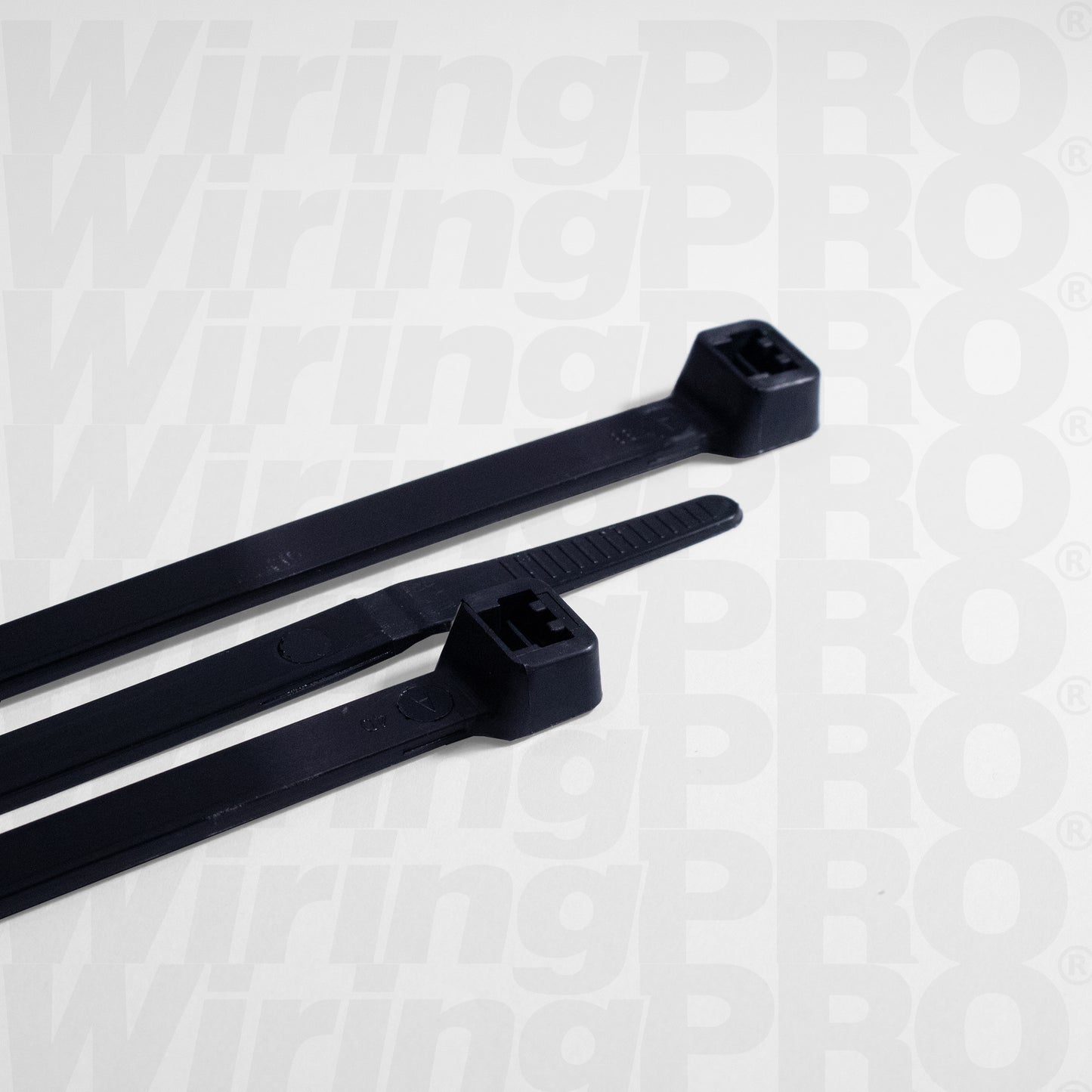 Heat Stabilized Cable Ties - UV Black Nylon