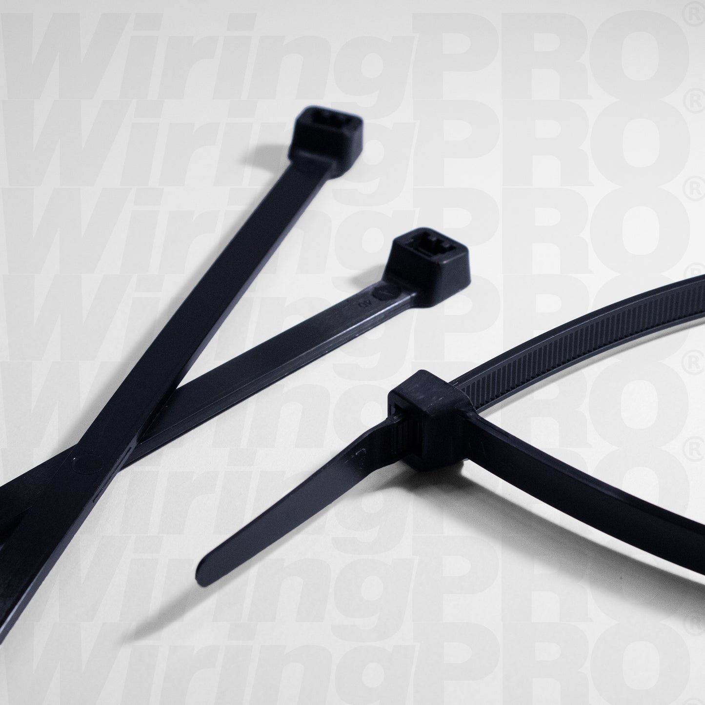 Heat Stabilized Cable Ties - UV Black Nylon