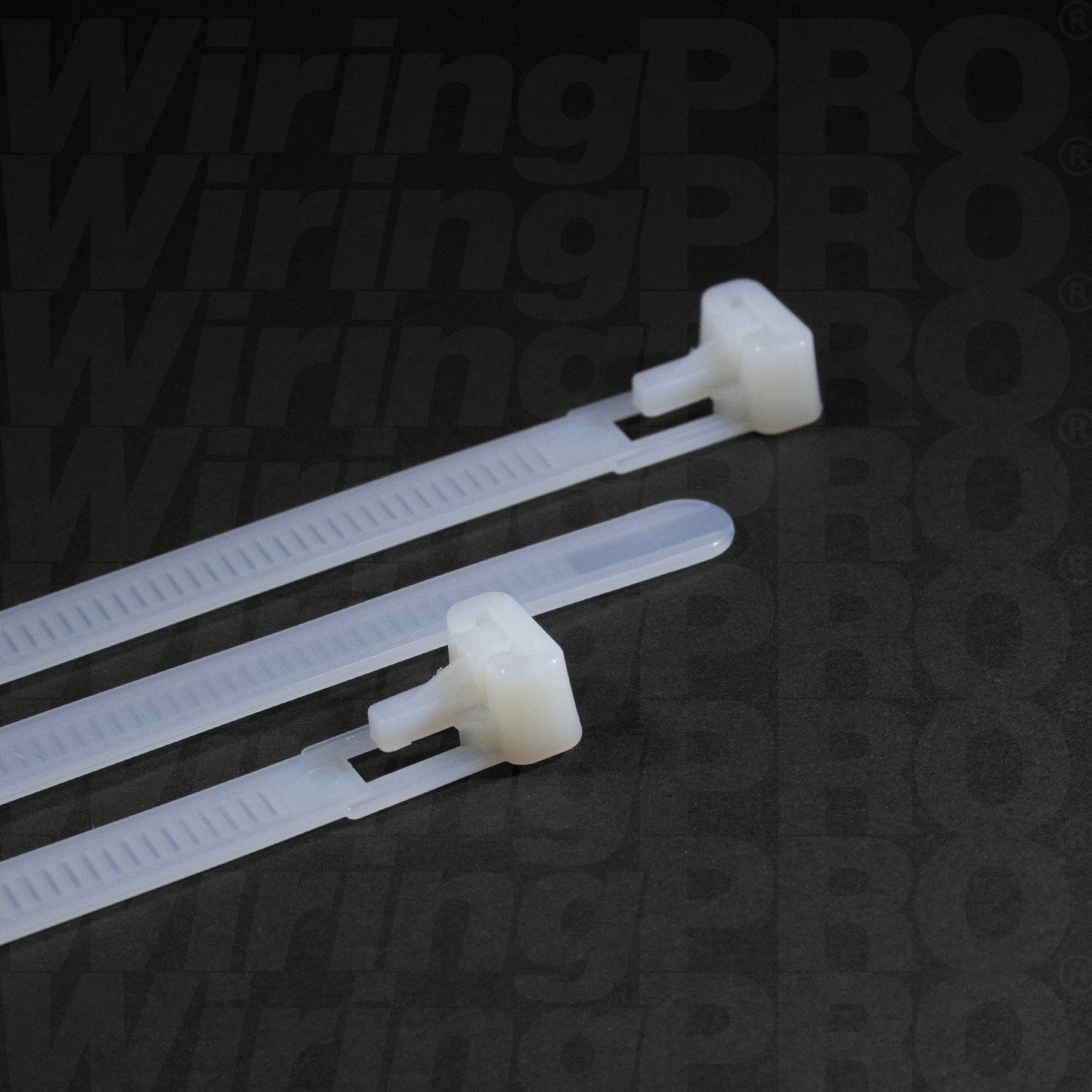 Releasable Cable Ties - Natural Nylon