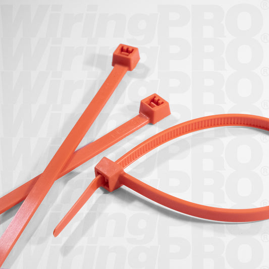 Orange Nylon Cable Ties
