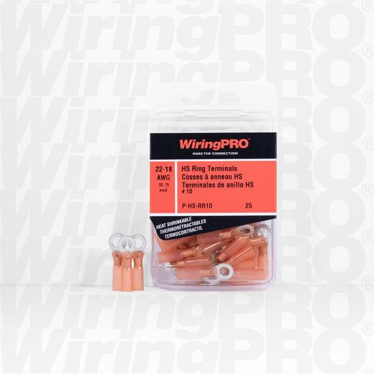 22-18 Ring Terminals - Heat Shrinkable