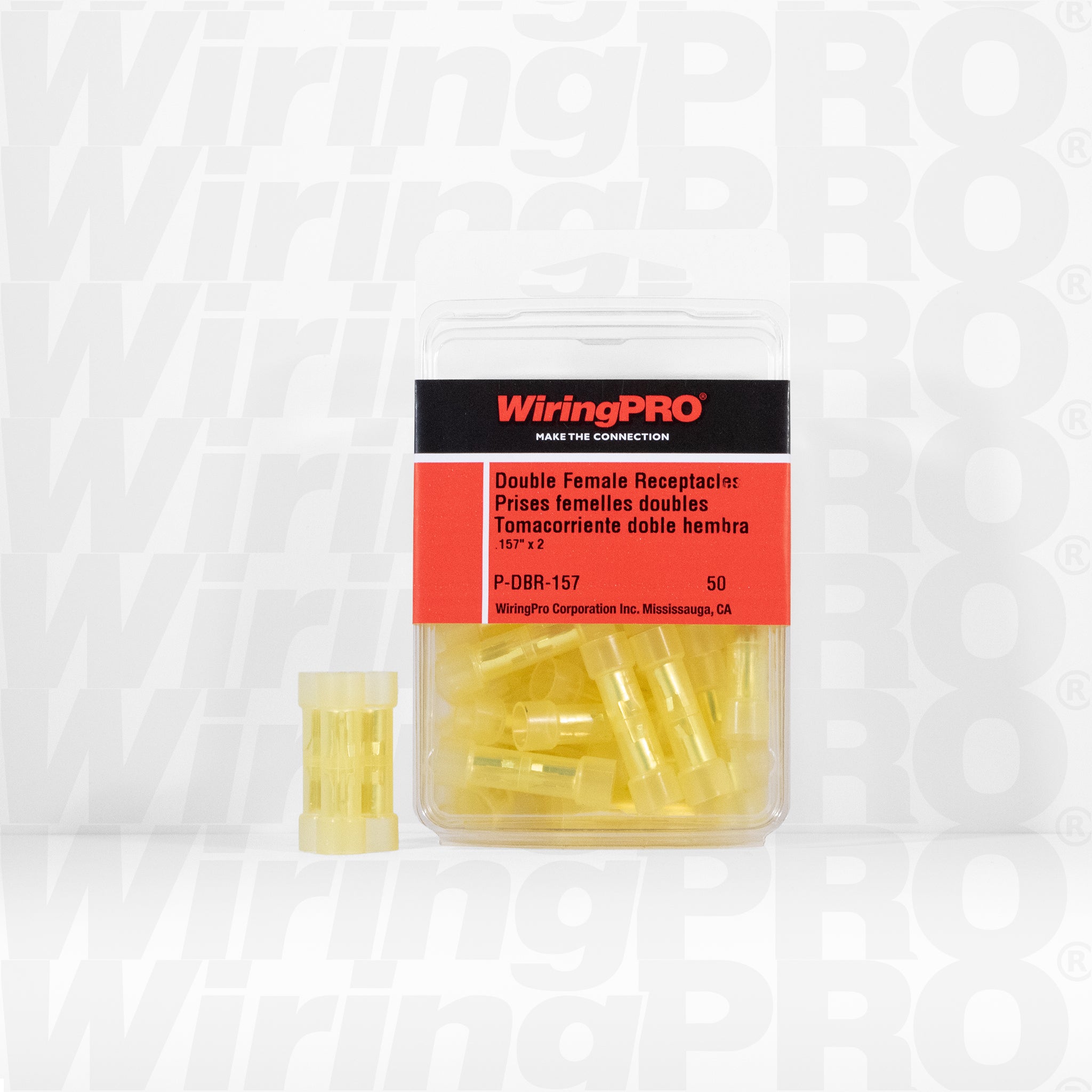 Snap Plug Block Snap Plug Receptacles – Double Female – WiringPRO