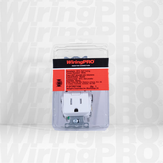 GFCI Self Testing Receptacle and Tamper Resistant Outlet