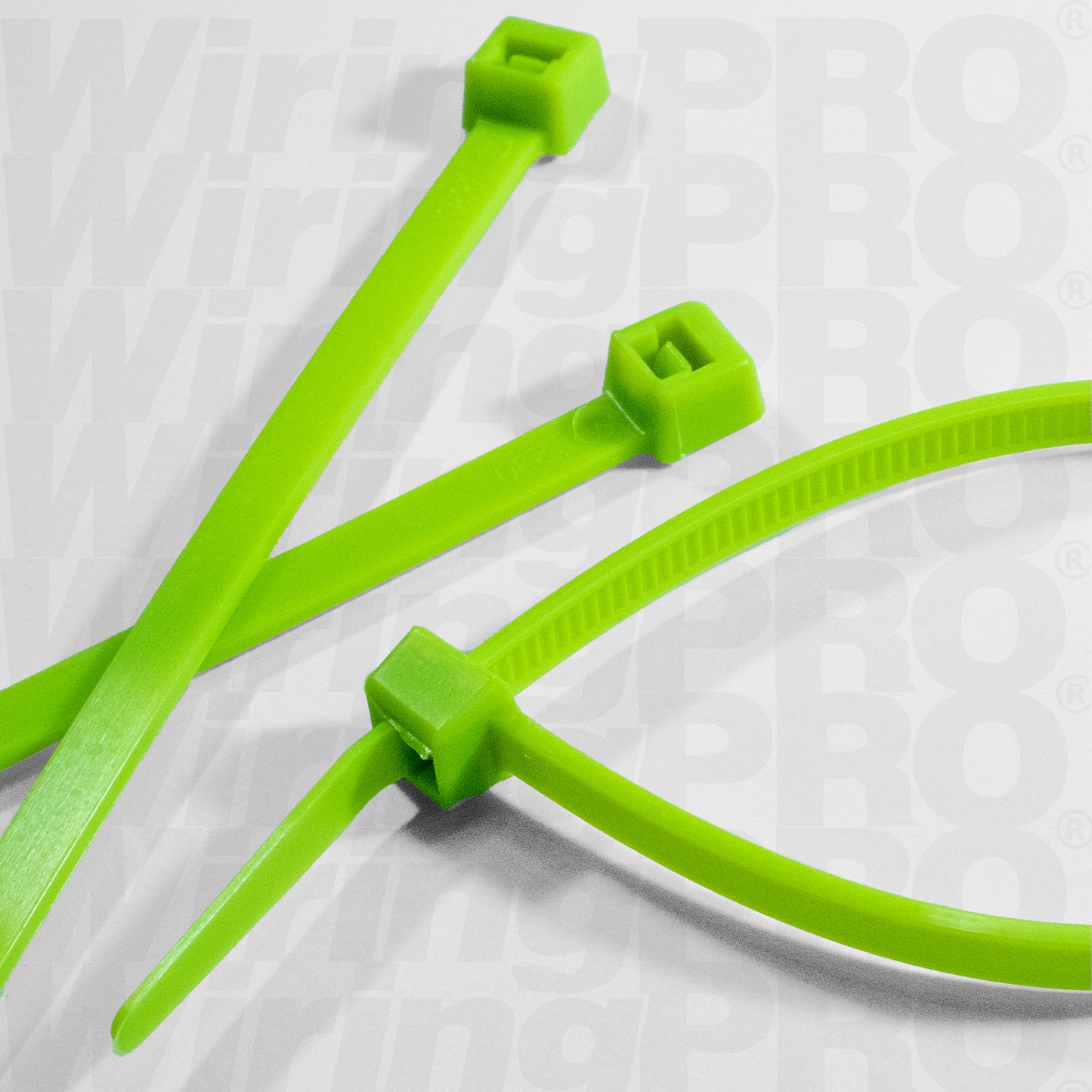 Fluorescent Green Nylon Cable Ties