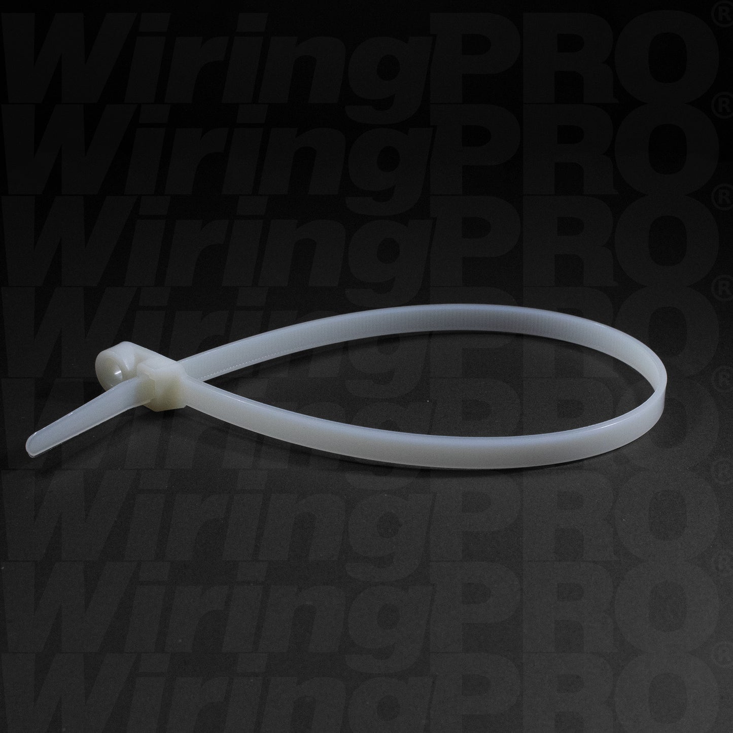 Mounting Hole Cable Ties - Natural Nylon