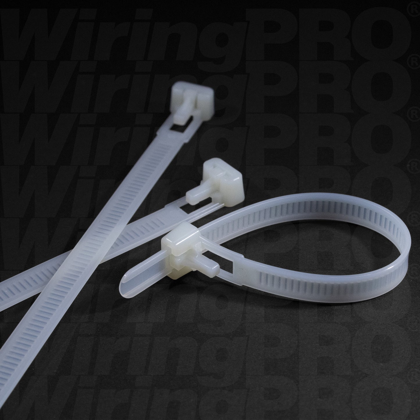 Releasable Cable Ties - Natural Nylon