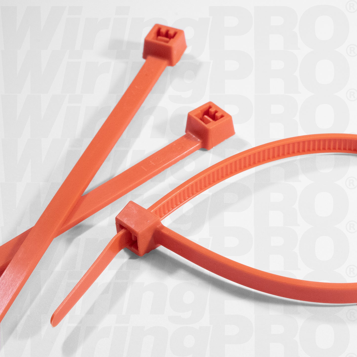 Orange Nylon Cable Ties
