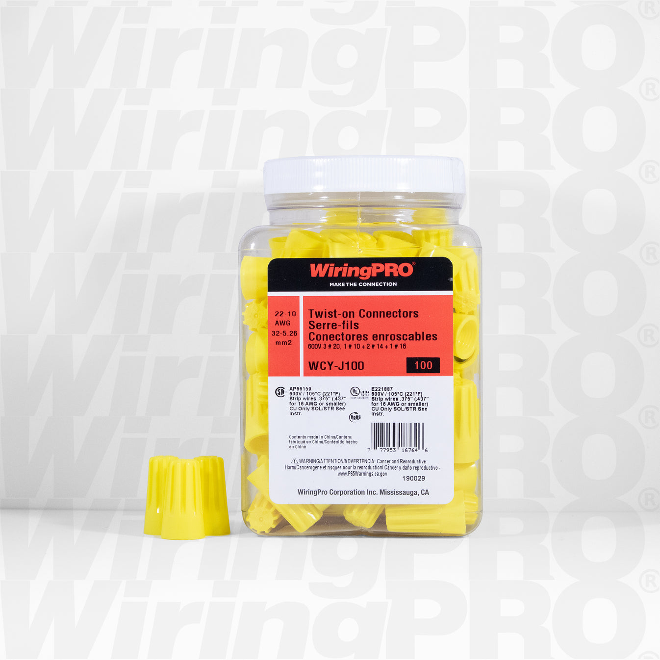 Yellow Twist-on Wire Connectors – WiringPRO